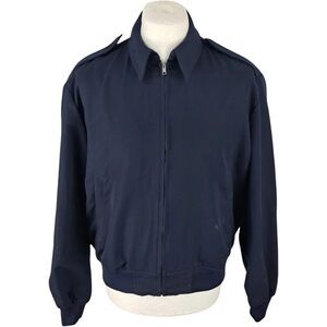 Rafe Navy Blue Bomber Jacket